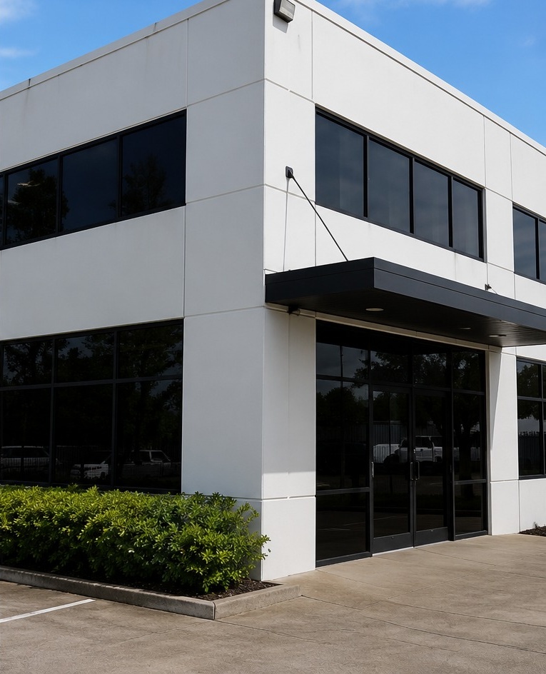 Building washing after by Prime Softwash in St. Johns County, FL